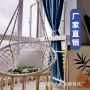 悬挂式编织便携棉绳吊床