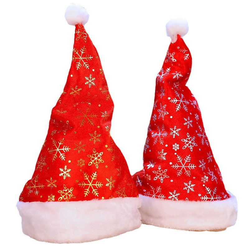 Casa e giardino Cappello di Natale Decorazioni di Babbo Natale Regalo Copricapo Asilo Regalo per bambini Peluche Vestito per adulti_voghion.com
