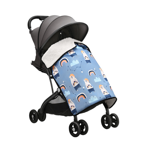 婴儿车防风毯推车盖毯挡风被宝宝毯子小抱被防水外出便捷幼童保暖