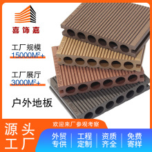 市政工程室外3D压花环保塑木地板户外木塑实心生态木地板厂家直销