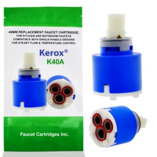 跨境热销KEROX  K40A 40mm平脚阀芯匈牙利凯洛士水龙头陶瓷阀芯