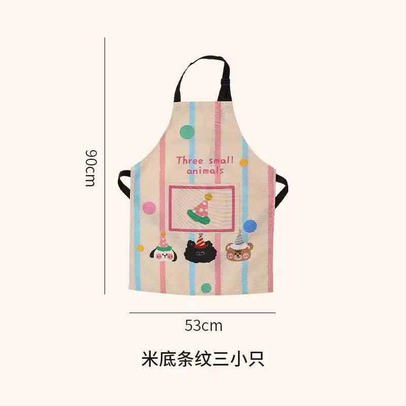 若者のファッションエプロン新しいかわいいエプロン防水耐油キッチンホーム作業服調理つなぎ服|undefined
