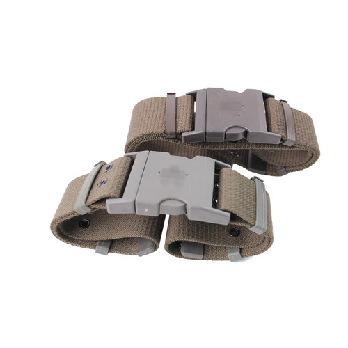 Wholesale woven outer belt, outdoor student military training canvas woven inner belt, tactical training belt
