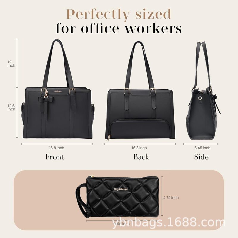 新しい Amazon 2-in-1 ハンドバッグランチコンビネーションバッグ大型ハンドバッグ断熱ランチバッグ女性の斜めコンピュータバッグ|undefined