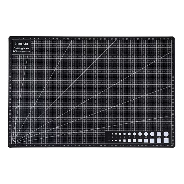 2.4mm thick A3 cutting board-black