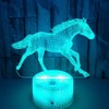Creative table lamp, touch LED night light, 3D, creative gift