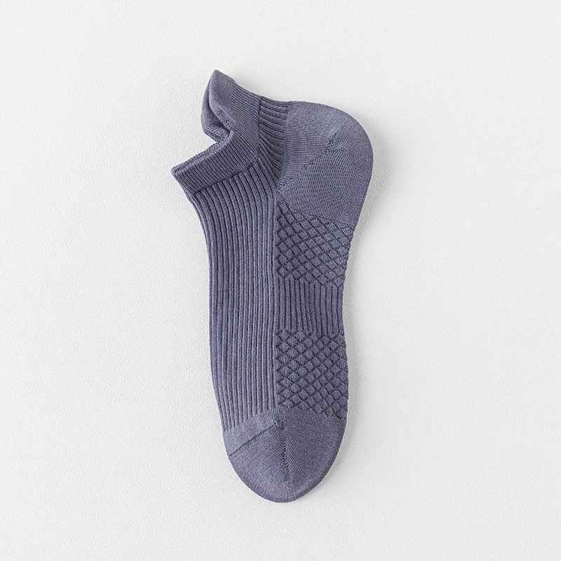 Calcetines de barco de algodón de color sólido para hombres primavera, verano y otoño, calcetines cortos para hombres, calcetines de embalaje independientes de algodón sin hueso