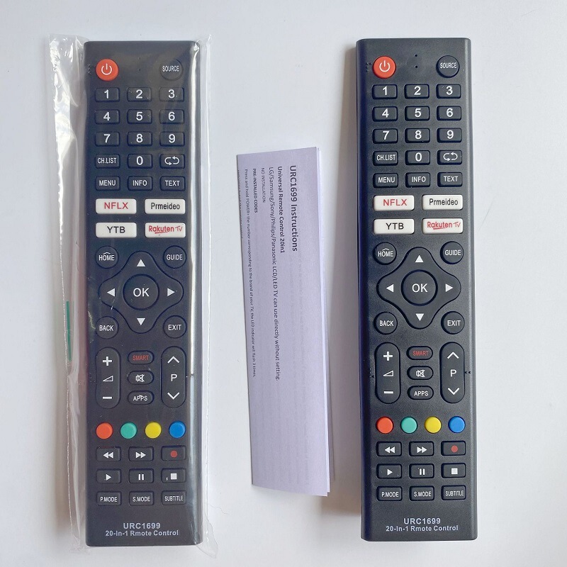 外贸版！RM-L1699 电视机万能遥控器20合一 使用方便|undefined