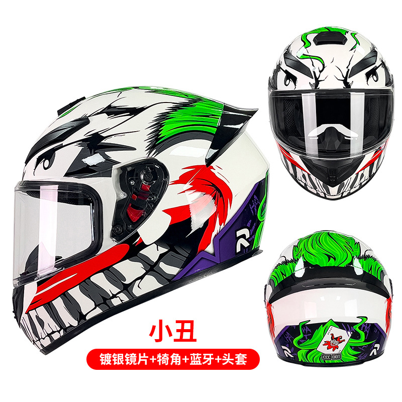 Fábrica al por mayor casco de motocicleta Caballero femenino locomotora eléctrica puede ser equipado con Bluetooth casco de seguridad de invierno 3C/DOT certificación