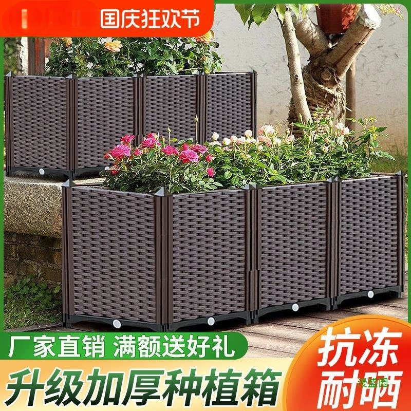 Овощной садовый ящик пластиковый лук-порей