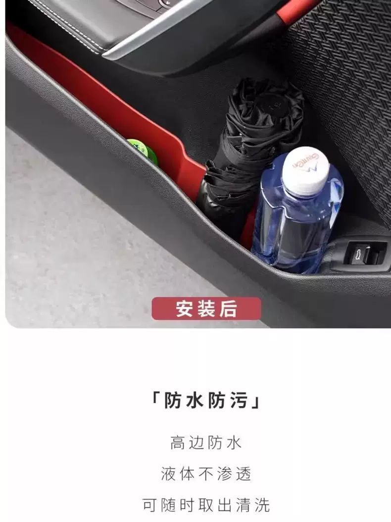 Suitable for Bmw New 5 Series/X1/Ix1/X3/X5 Door Side Storage Box Door Slot Storage Mat Interior Modification Parts