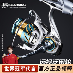 熊王廠家全金屬紡車輪無間隙遠投漁輪淺杯無逆止魚輪防卡線紡車輪