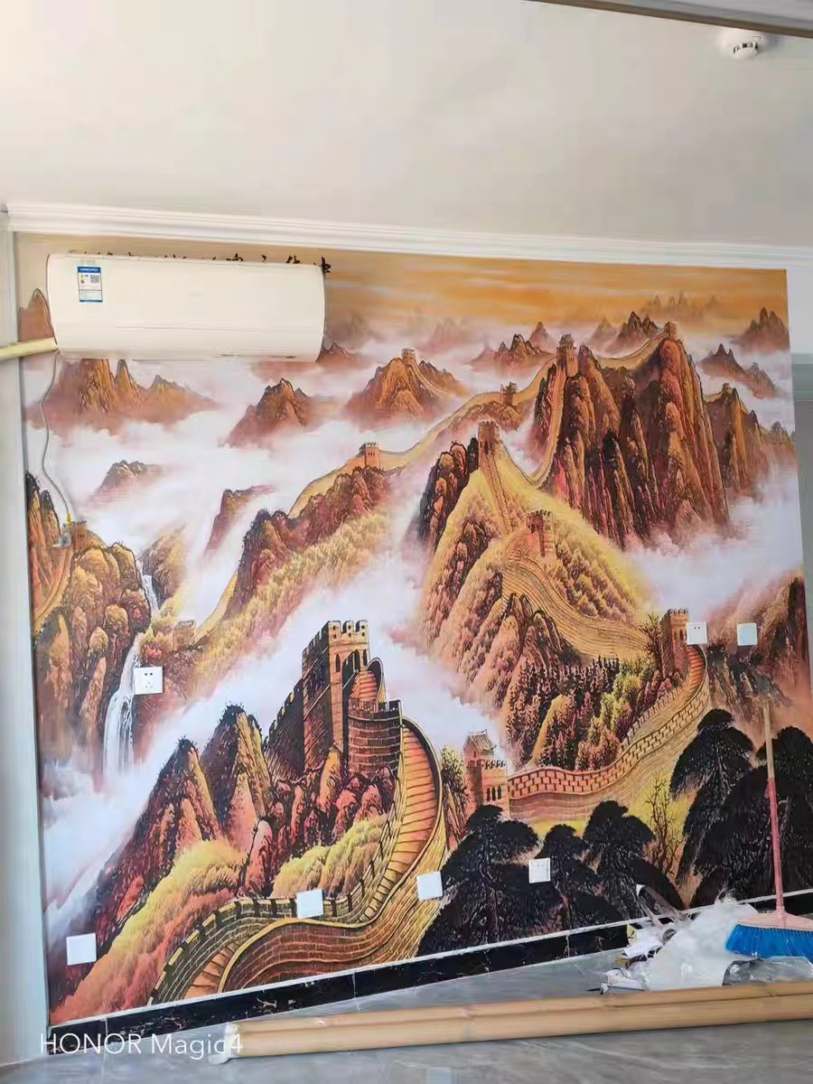 现代简约万里长城