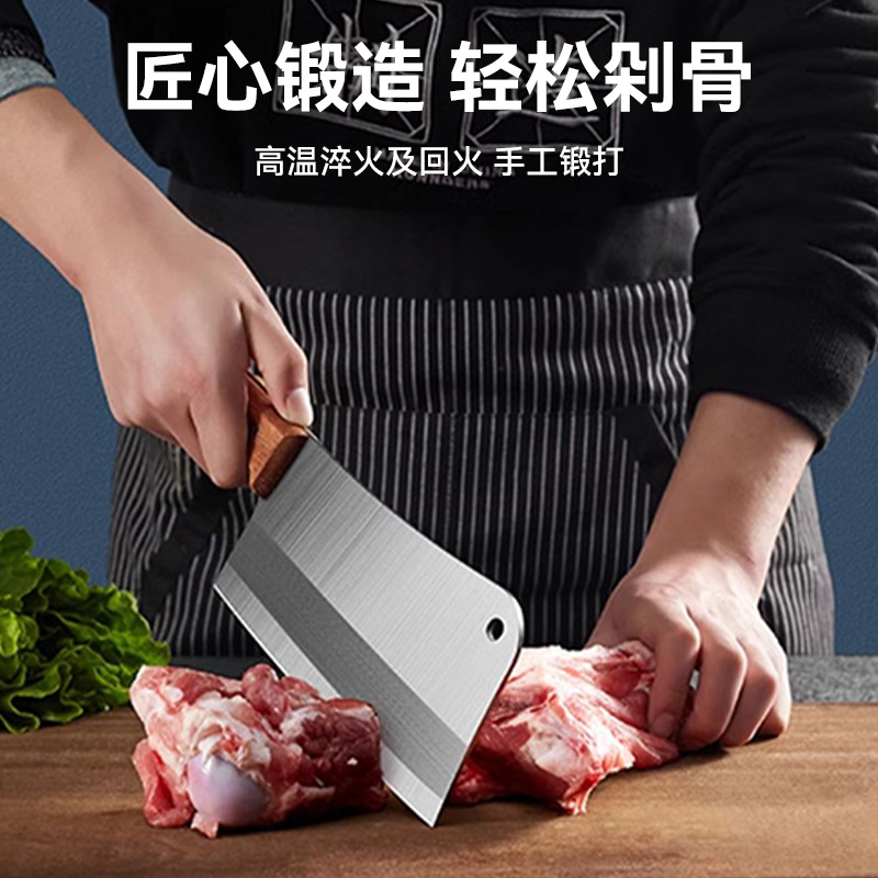 Cuchillos de tres piezas para el hogar Cuchillo de hueso Cuchillo de corte clásico Cuchillo de cocina especial para chef Cuchillo de chef al por mayor