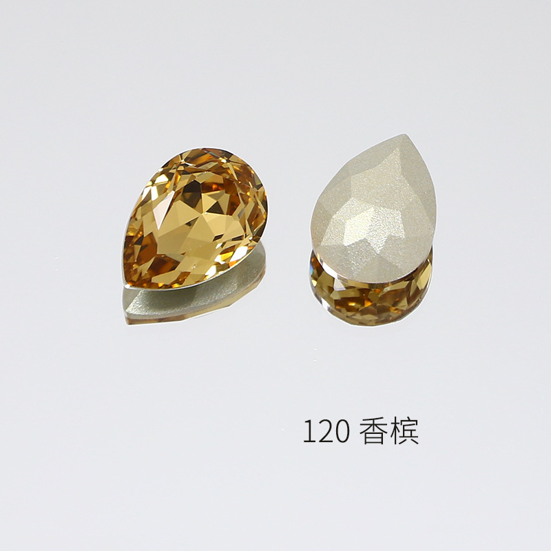 東州クリスタル水滴型尖底ダイヤモンドDIY装飾アクセサリー18*13MMガラスダイヤモンド衣料品靴バッグ用超輝き異形ダイヤモンド|undefined