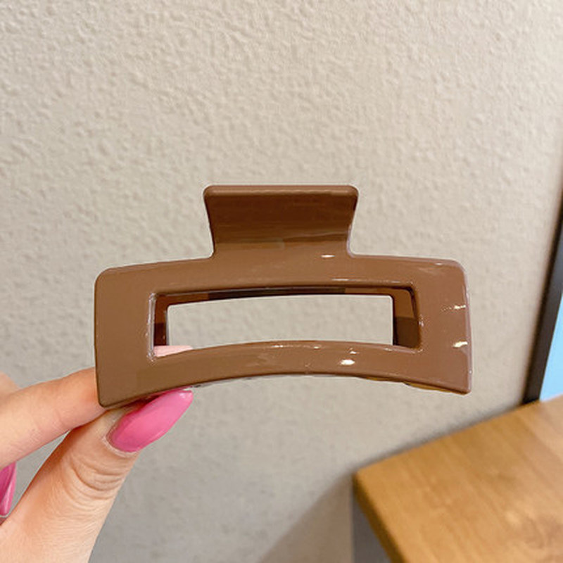 Fresco estilo coreano tarjeta de cabello de niña de lujo ligero de alta calidad clips de tiburón 2025 nuevo estilo de primavera adornamiento de cabello dulce clip de agarre versátil