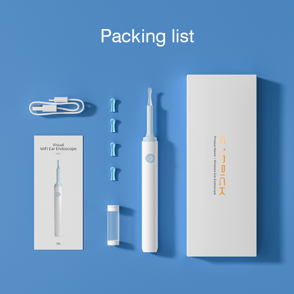 Cuchara visual para las orejas, modelo de explosión de Douyin, modelo de explosión rápida, cuchara inteligente para las orejas inalámbrica, cuchara para las orejas de explosión de Amazon