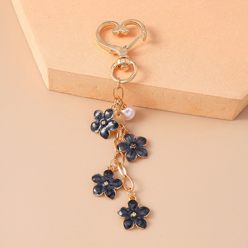 12g Weight Spring Ring Trigger Clasp Closure Clasp Closure Type Bag Pendant, Keychain Classification 1 Piece Quantity Daily, Street Occasion Alloy Material Flower Pattern Women's Gender Cute, Modern Style, Classic Style Style 1 Piece Cute Modern Style Classic Style Flower Alloy Women's Spring Ring Trigger Clasp Closure Bag Pendant Keychain 6
