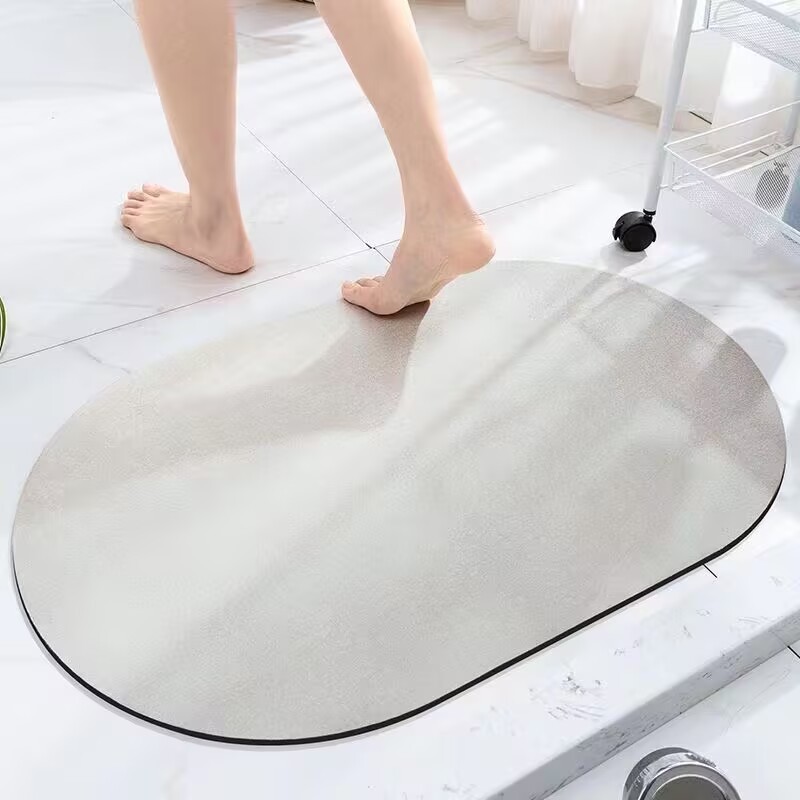クロスボーダーシンプルな珪藻泥マット浴室浴室滑り止めマット家庭用トイレ耐摩耗性吸収性フットマットお手入れが簡単なマット|undefined