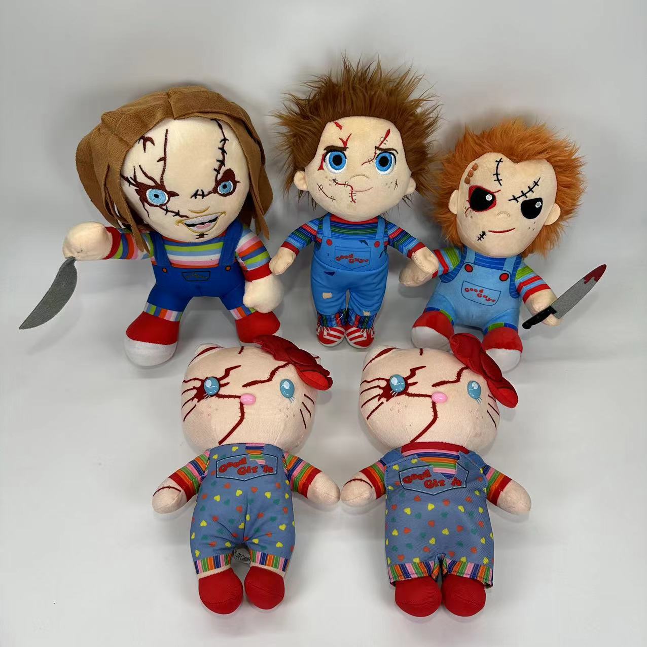Juguetes de peluche creativos de Halloween transfronterizos, payaso, fantasma, Chach Chucky, muñeco de peluche