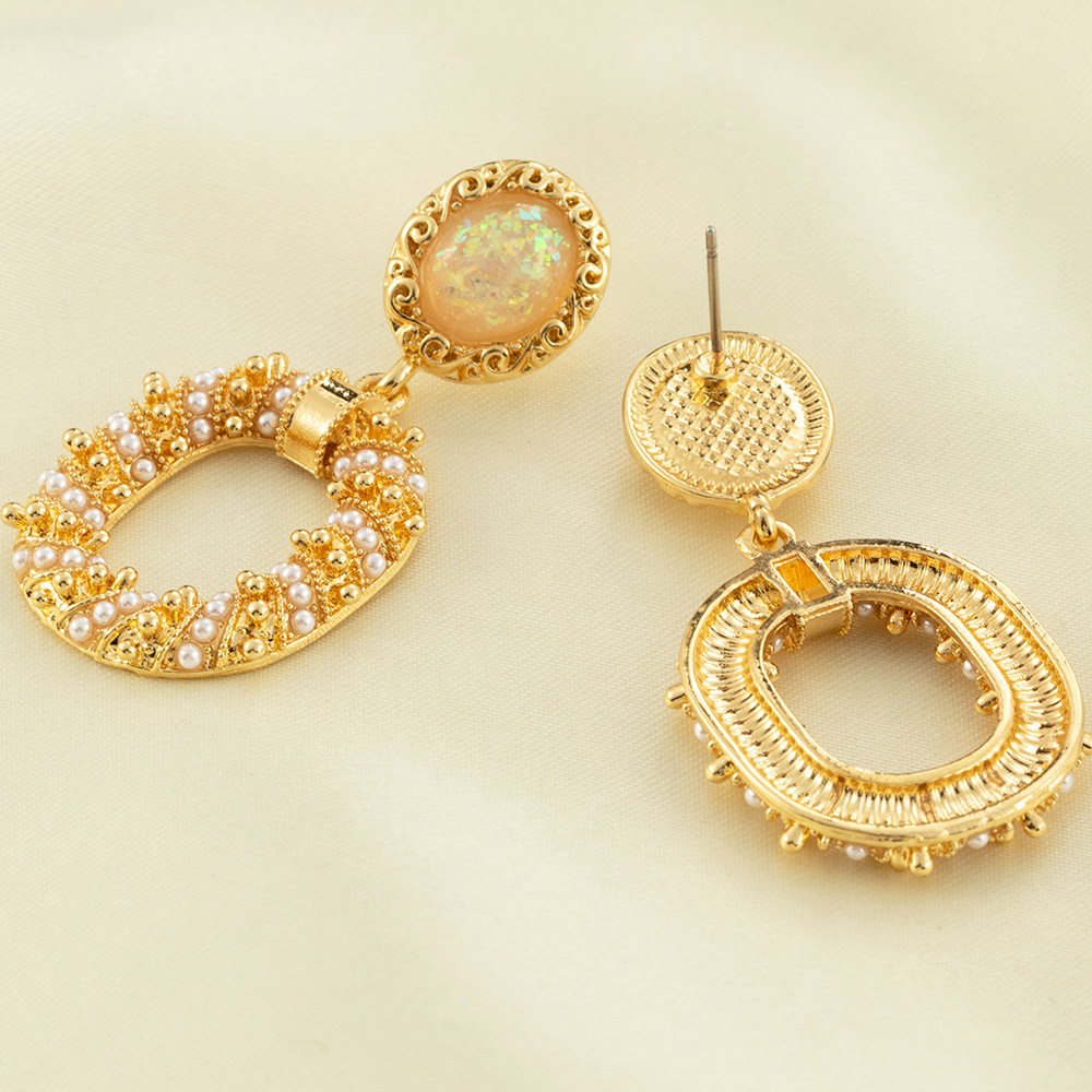 Women'S Gender Plating Design Fashion Geometric Plating Metal No Inlaid Drop Earrings