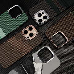 Apple 16promax Galaxy Kevlar カーボンファイバー磁気 iPhone15 メタルレンズ PC 携帯電話ケースに適しています。