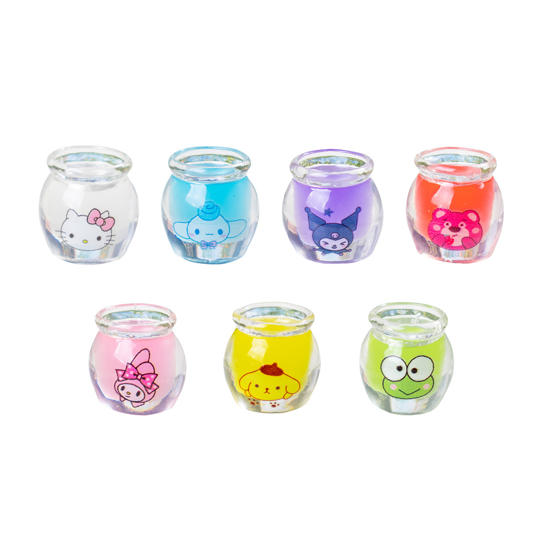 Cartoon Mini Honey Pot Luminous Sanrio Stereo Accessories Handmade Cream Glue Accessories Resin DIY Jewelry Hairpin