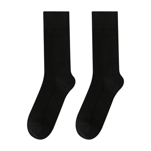 Black pressure slimming calf socks for women spring and autumn cotton socks half jk medium tube socks strong pressure over the knee autumn and winter stockings