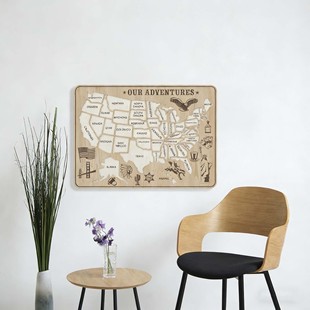 �¿�USA Wooden Map Puzzle����ľ�Ƶ؈Dƴ�D�Ҿ��k���Ҡ����b�