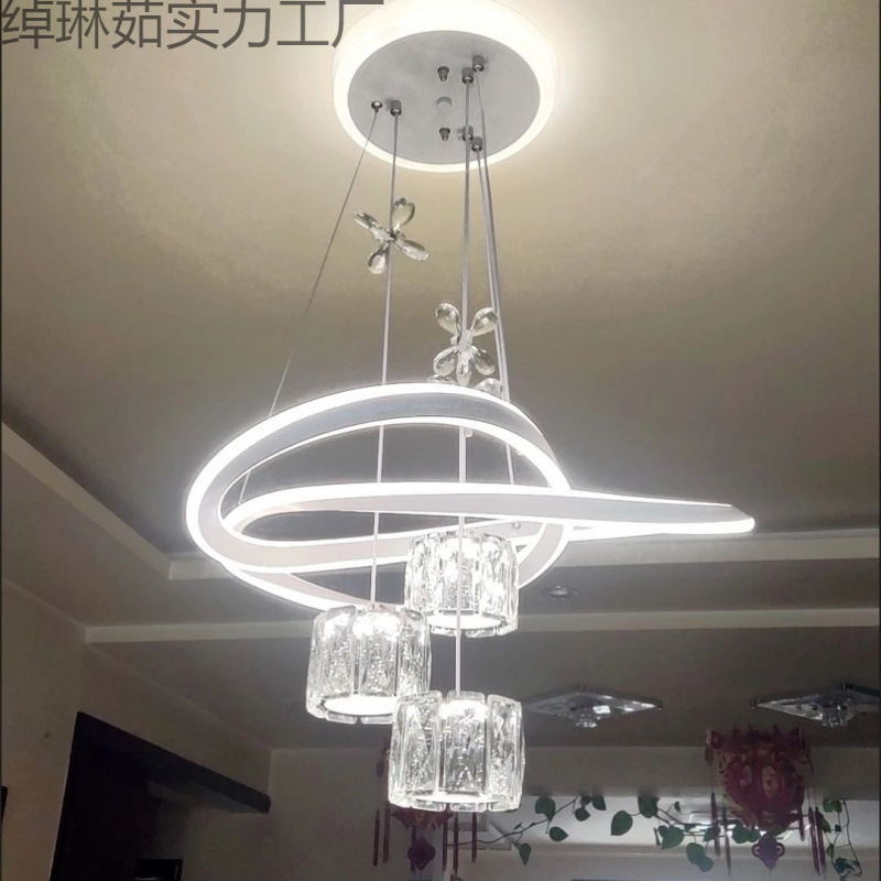 レストランシャンデリア LED 寝室シャンデリア シンプル モダン ダイニングルーム ダイニングテーブル バー インターネットセレブ 北欧ランプ 階段シャンデリア|undefined