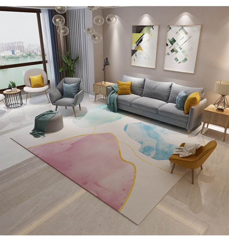 客厅地毯,抽象地毯,清新地毯,卧室地毯,家用地毯,茶几地垫