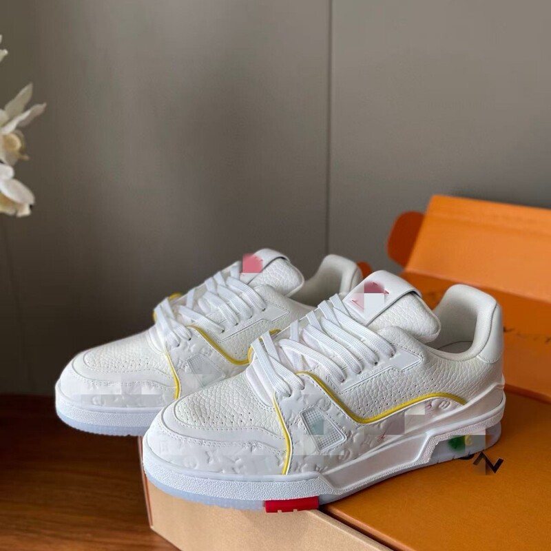 Trainer Dior Men's White Sneakers, Fashionable Sports Thick-Soled Shoes, Height-Increasing Versatile Casual Trendy Shoes for Couples Trainer Dior Men's White Sneakers, Fashionable Sports Thick-Soled Shoes, Height-Increasing Versatile Casual Trendy Shoes for Couples