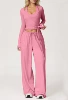 Long-sleeve, vest, trousers, set
