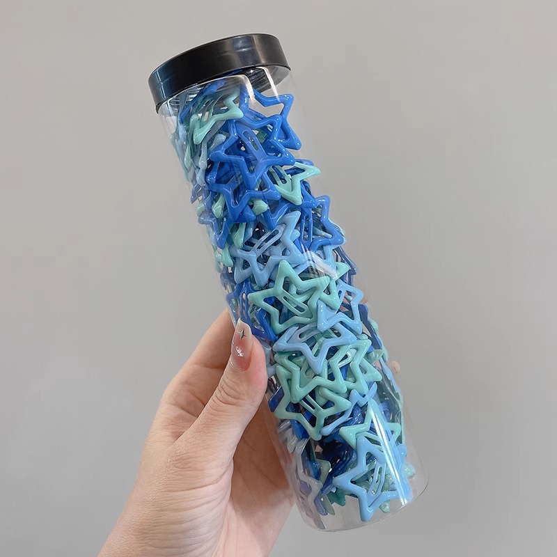 Pin de cabello de color estrella de pentacos pin de cabello de niñas pin de cabello lateral pin de cabello de dopamina pin de cabello pin BB pin