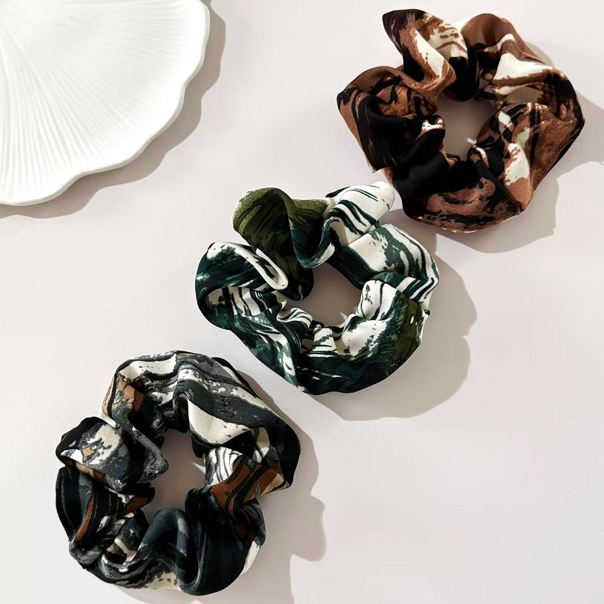 11g Weight Hair Tie Hair Accessories Type 1 Piece Quantity Cloth Material Snakeskin Pattern Women's Gender Retro Style Vintage Snakeskin Large Elastic Hairband Women's Fabric Hair Accessories Hairband Hair Rope 7