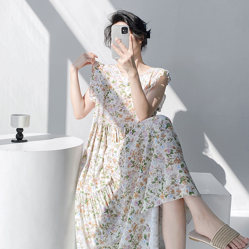 New Cotton Silk Nightgown for Women, Summer Plus-Size Tank Dress, High-End Foreign Trade Long Dress for Summer Wear, Home Wear New Cotton Silk Nightgown for Women, Summer Plus-Size Tank Dress, High-End Foreign Trade Long Dress for Summer Wear, Home Wear