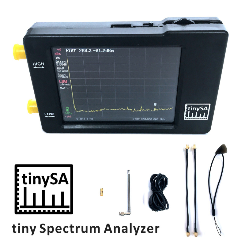 In stock tinySA handheld Spectrum analyzer 2.8 "touch screen tiny Spectrum analyzer