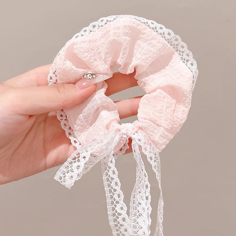 2 # lazos de cinta rosa