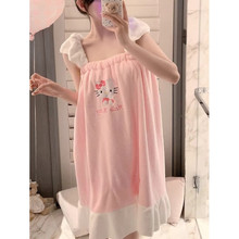 ���^Hellokitty����ԡȹŮɺ���q��ˮ��ë�������ϴ��ȫ��˯ȹ