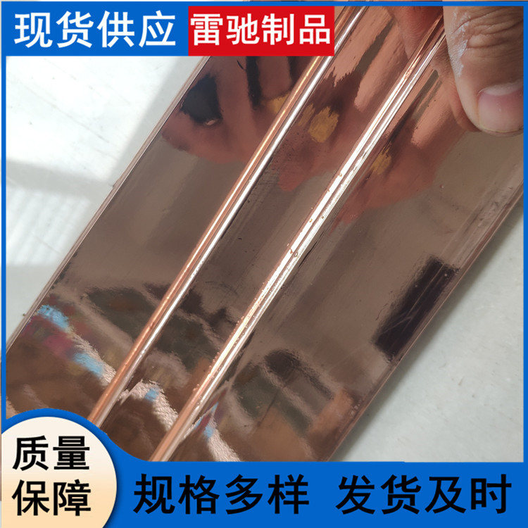 雷驰防雷现货供应镀铜扁钢 铜包钢圆钢 12mm*6000mm 13.2 14mm