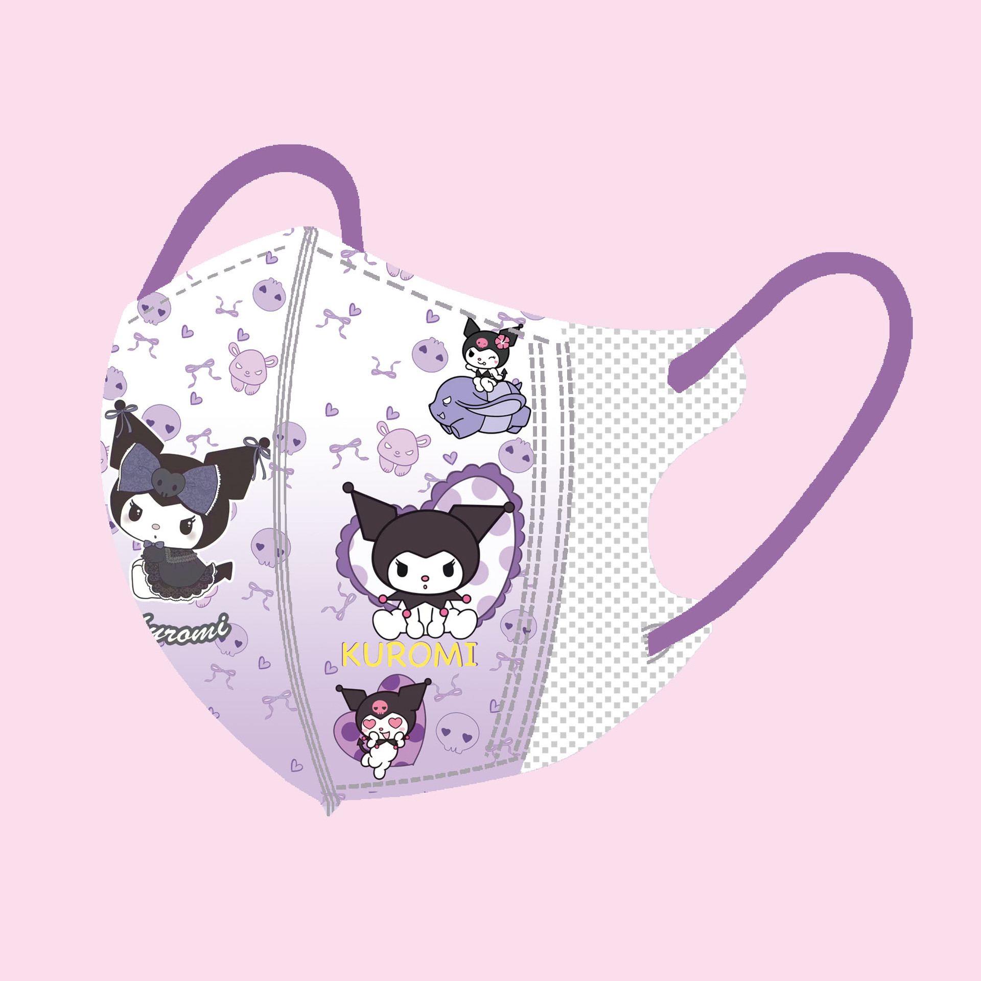 Niños 3D máscara de dibujos animados patrón de embalaje independiente de impresión a estrenar 3-12 años de edad de la Escuela Especial máscara de protección de tres capas