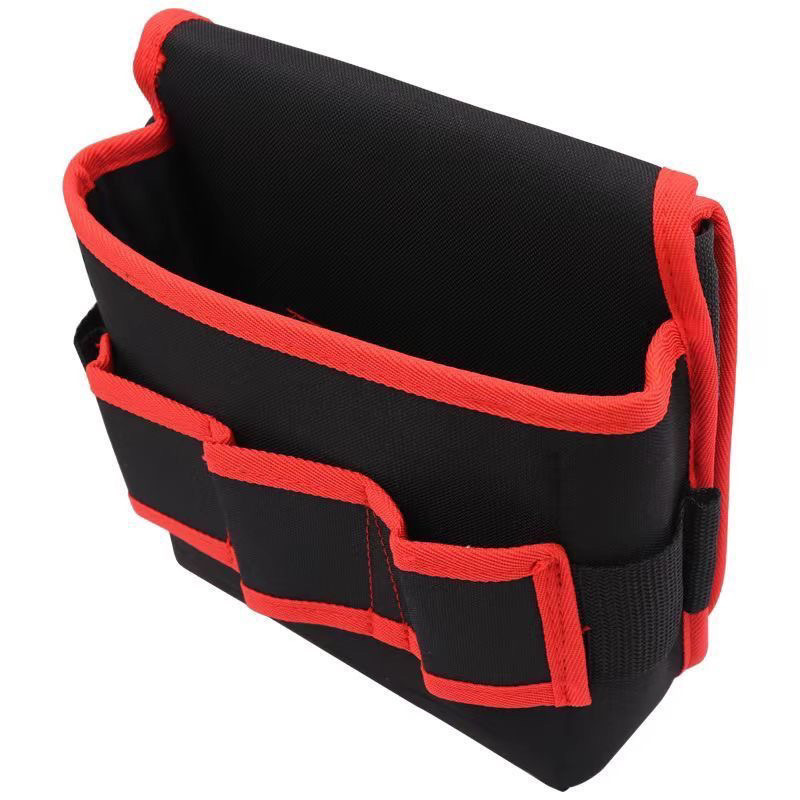 Kit de herramientas giratorio portátil multifuncional carpintería bolsa de cintura robusta y duradera engrosada bolsa de lona de taladro