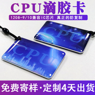 In-Stock Cpu Access Control Card Fudan Fm1208-10 Epoxy Card Anti-Copy M1+Cpu Composite Epoxy Card Customization