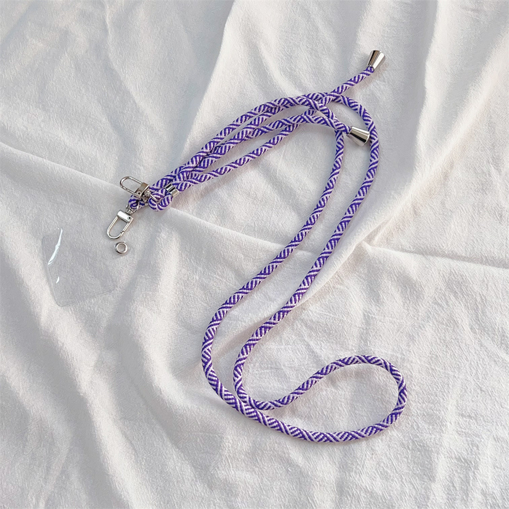 Anti-Perdida Anti-caída crossbody tarjeta trasera caja del teléfono cordón colgante joyería Honda para Apple 15 caja del teléfono