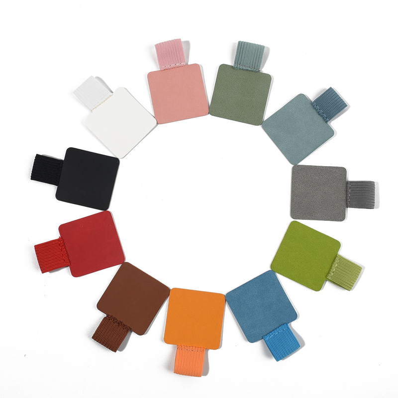 Elastic Band Notebook Accessories Self-Adhesive Leather Pen Clip Ins-Style Strap Pen Holder Stationery Pencil Elastic Band Notebook Accessories Self-Adhesive Leather Pen Clip Ins-Style Strap Pen Holder Stationery Pencil