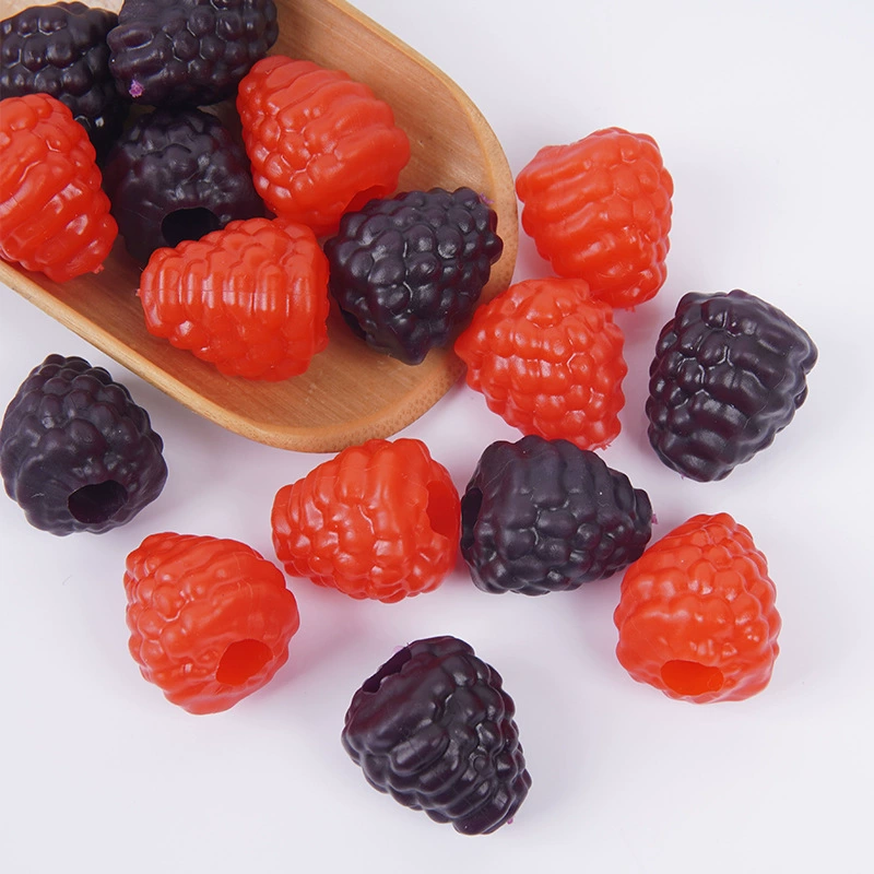 Имитация больших ягод малины, диких клубники, фруктовые аксессуары, аксессуары для десертного торта ручной работы, имитация боярышника, шелковицы
