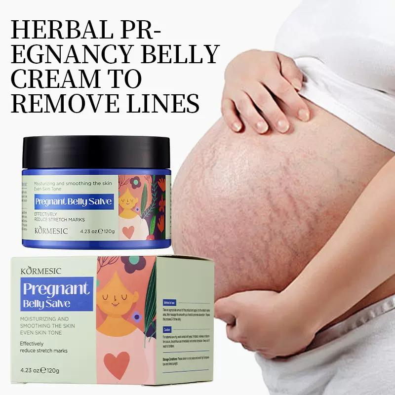 KORMESIC草本孕肚膏120g身体护理兹润全英文包装跨境外贸厂家批发