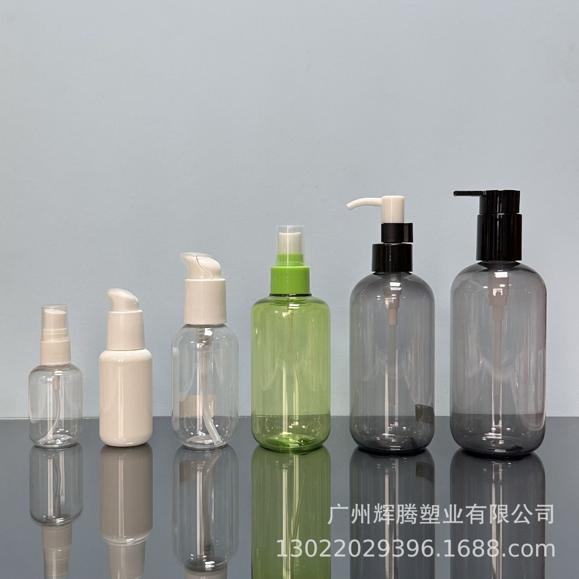 圆肩圆底塑料瓶PET材质 40/50/100/200/250/300/500/1000ml