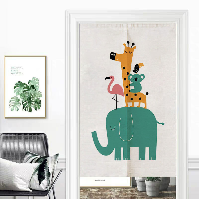 Drop Shipping Punch-Free Household Commercial Partition Curtain Door Curtain Kitchen Curtain Decorative Half Curtain Bedroom Windproof Cartoon Curtain Drop Shipping Punch-Free Household Commercial Partition Curtain Door Curtain Kitchen Curtain Decorative Half Curtain Bedroom Windproof Cartoon Curtain