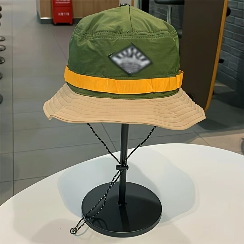 新しいドーパミンカラーバッグと帽子アウトドアスポーツ速乾性サンシェード折りたたみ登山漁師帽子|undefined